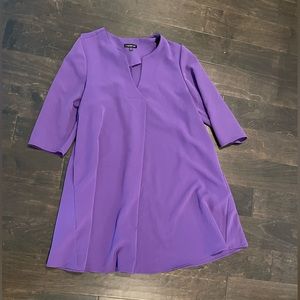 Cute, Retro Purple Fit and Flare Dress